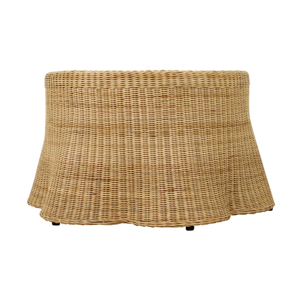 Round Rattan Coffee Table